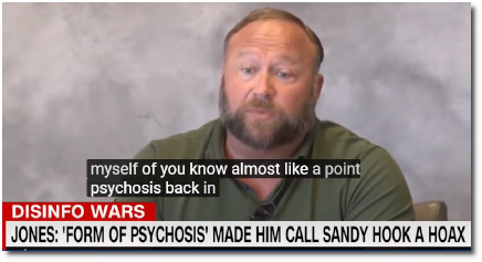Alex Jones admits under oath during deposition testimony that he is psychotic (29 March 2019)
