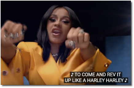 Cardi B coming to rev it up like a Harley in Girls Like You (30 May 2018)