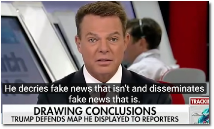Shep Smith says Trump decries fake news that isnt and disseminates fake news that is (6 Sept 2019)