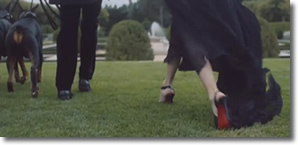 Taylors Red-Soled Stiletto in Blank Space