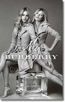 Kate Moss and Cara Delevingne for My Burberry
