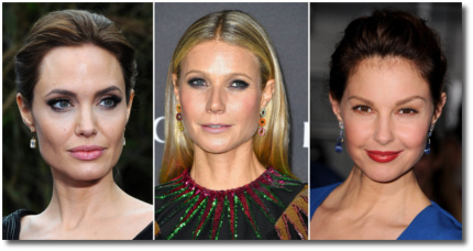 Angelina Jolie, Gweneth Paltrow and Ashley Judd